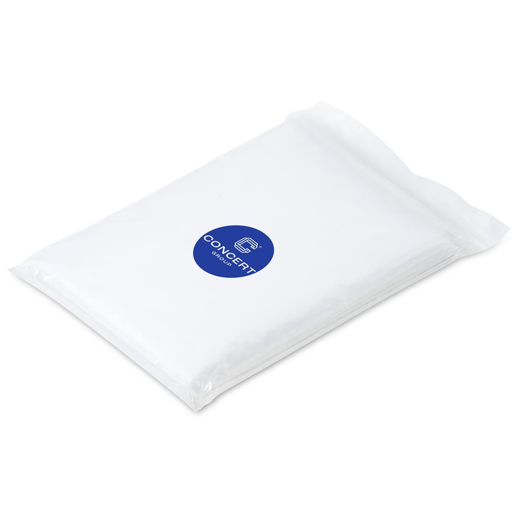 Burnt Orange Downpour Emergency Rain Poncho