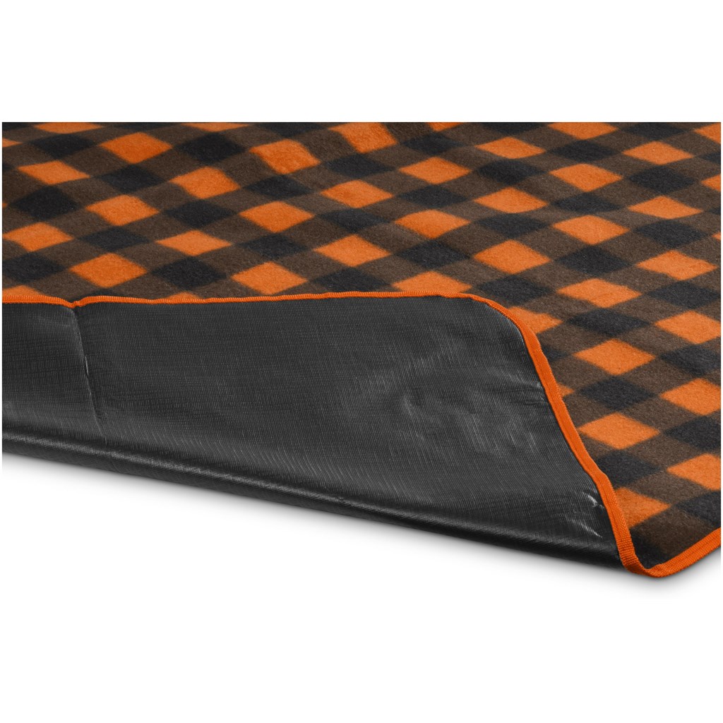 Burnt Orange Everglades Picnic Blanket - Orange