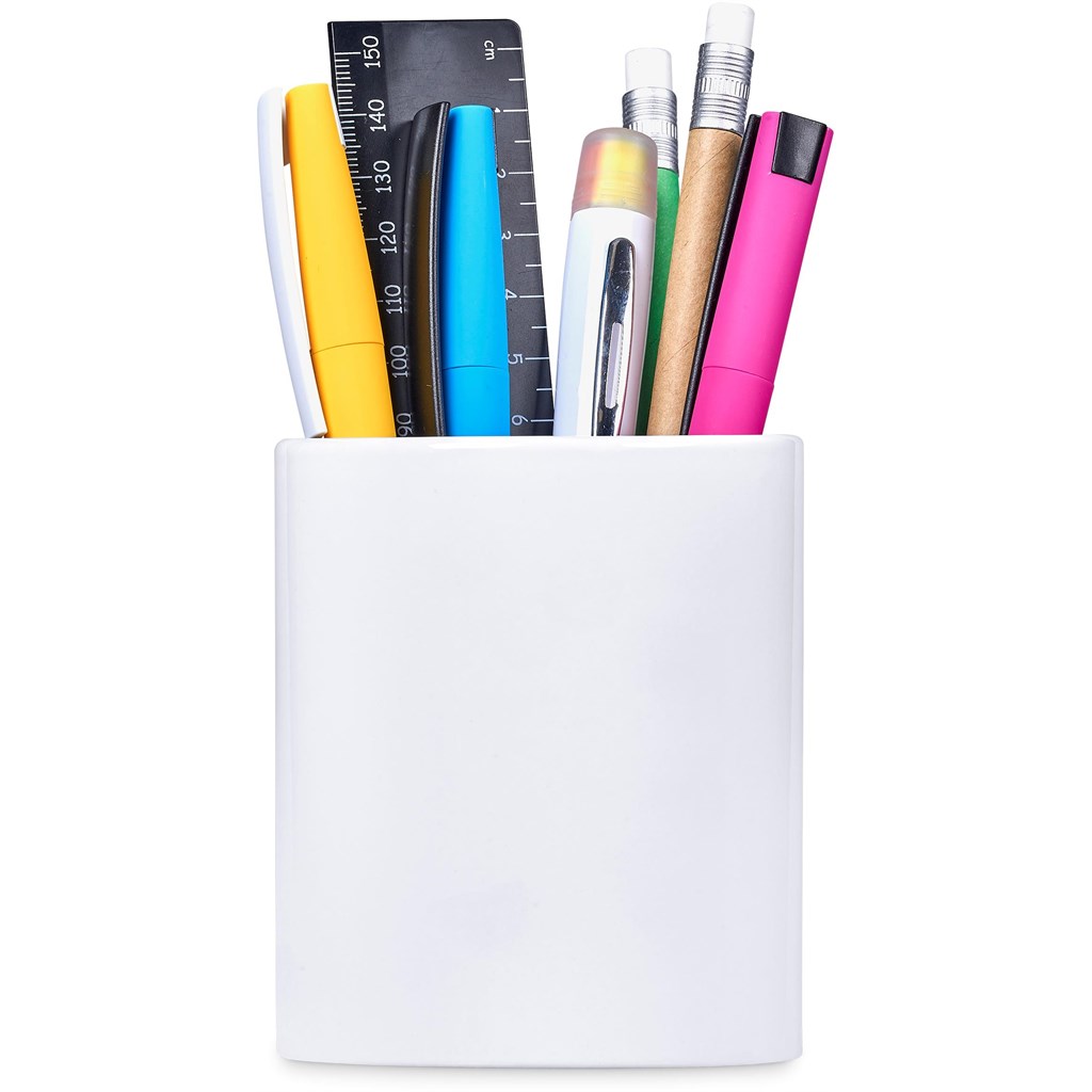 Burnt Orange Mural Sublimation Ceramic Stationery Cup