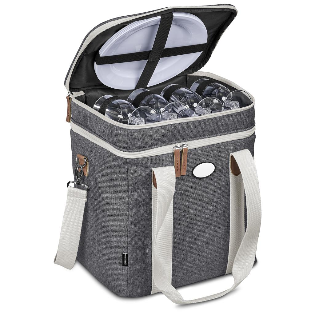 Burnt-Orange Brookfield 4-Person Picnic Cooler