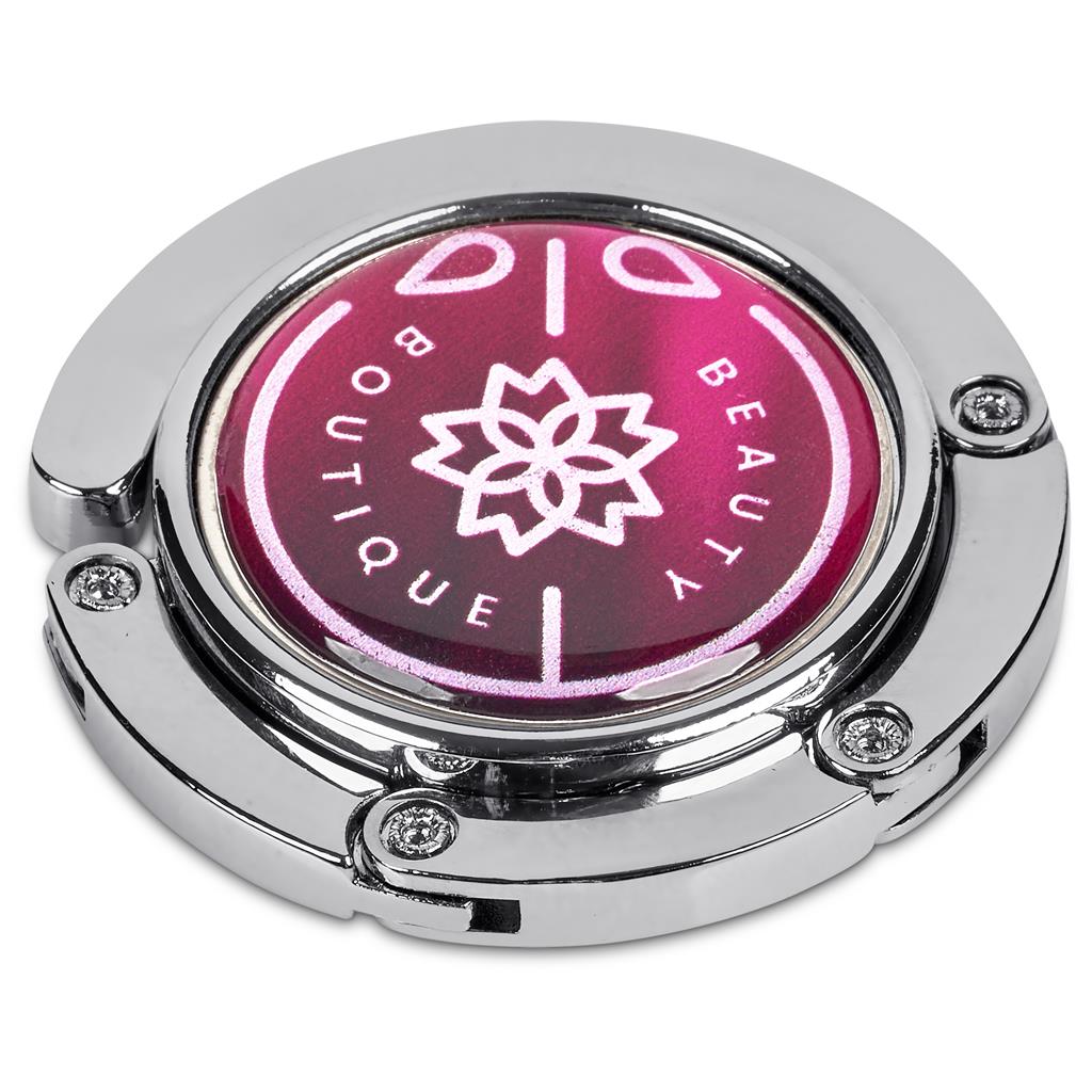 Burnt-Orange Cameo Handbag Holder