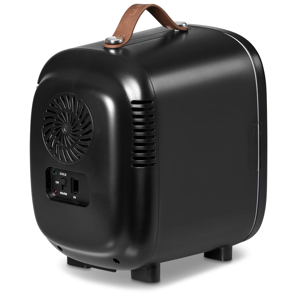 Burnt-Orange Cold Brew Desk Fridge