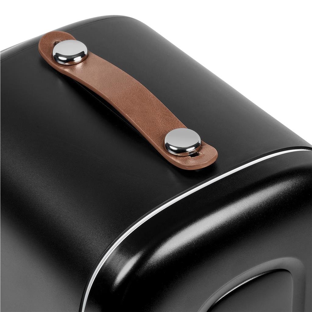 Burnt-Orange Cold Brew Desk Fridge