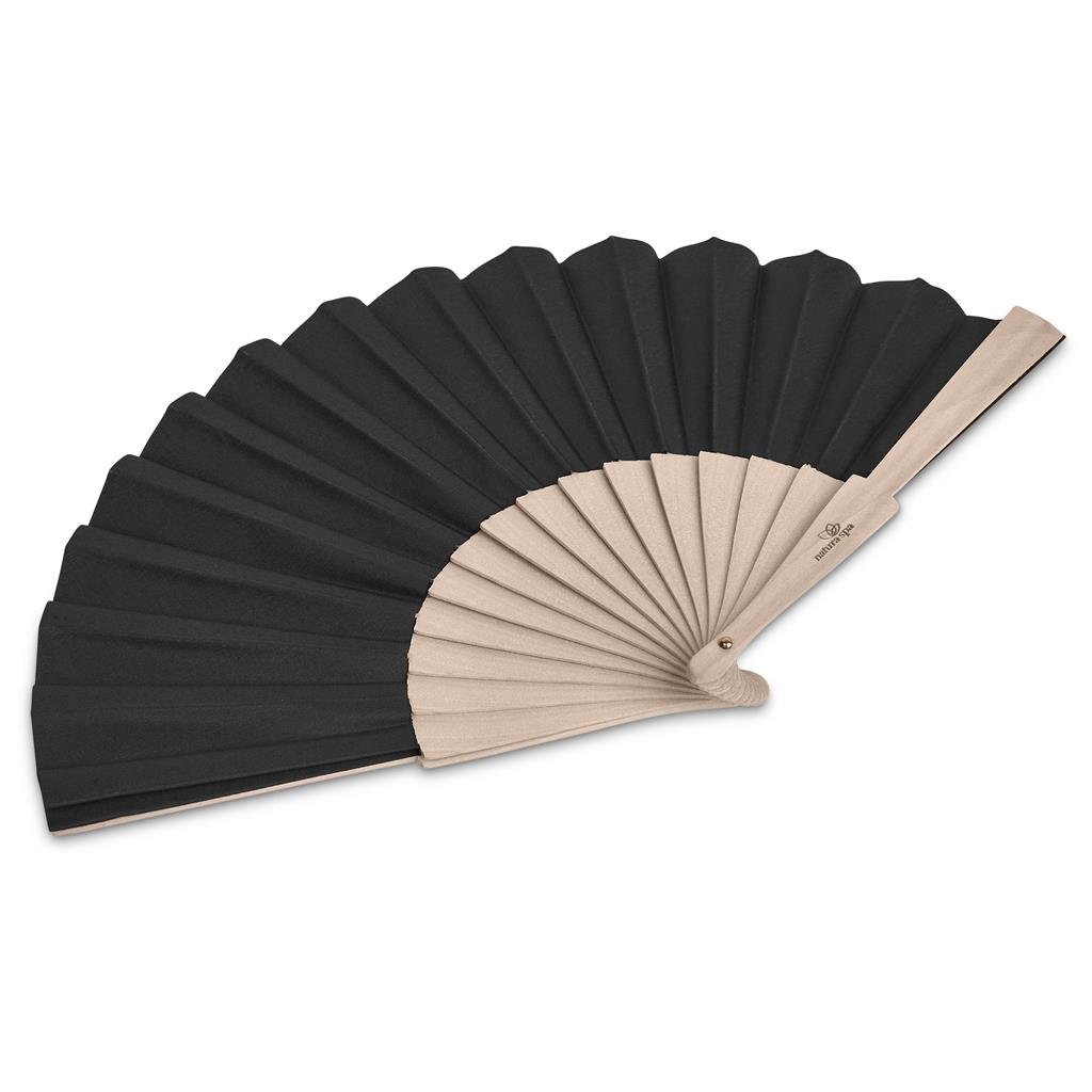 Burnt-Orange Emika Folding Hand Fan