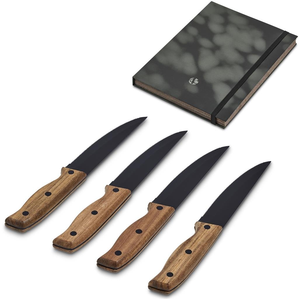 Burnt-Orange Ermelo Steak Knife Set