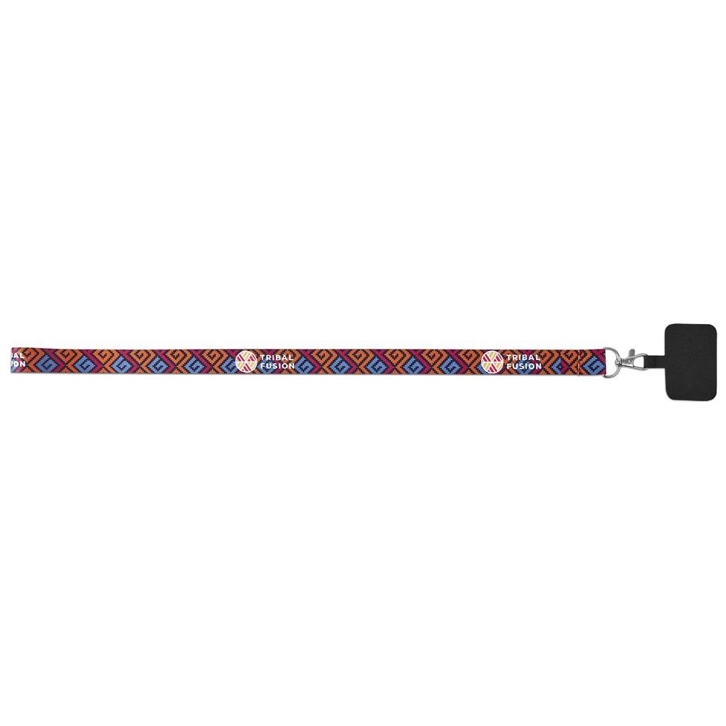 Burnt-Orange Firenze Phone Lanyard