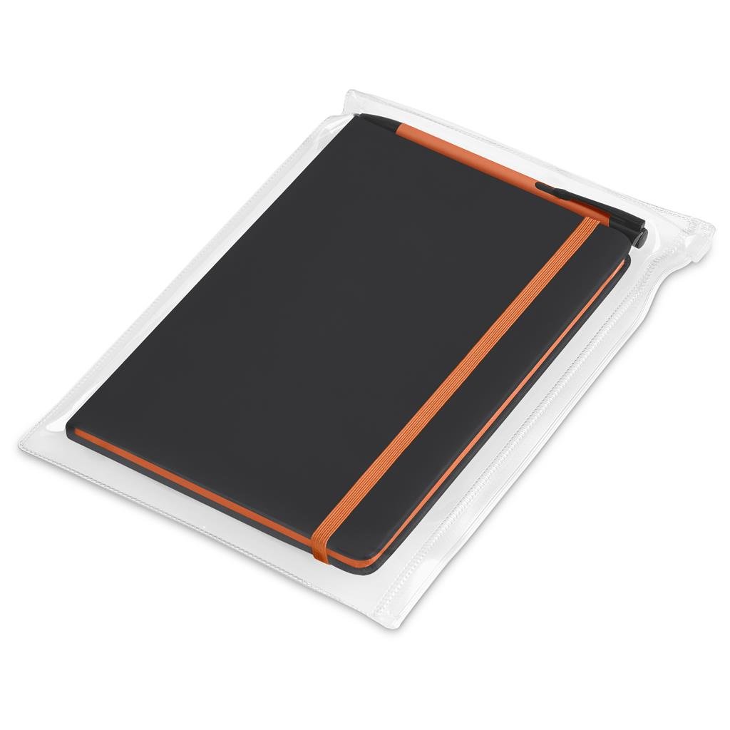 Burnt-Orange Harrison Notebook & Pen Set