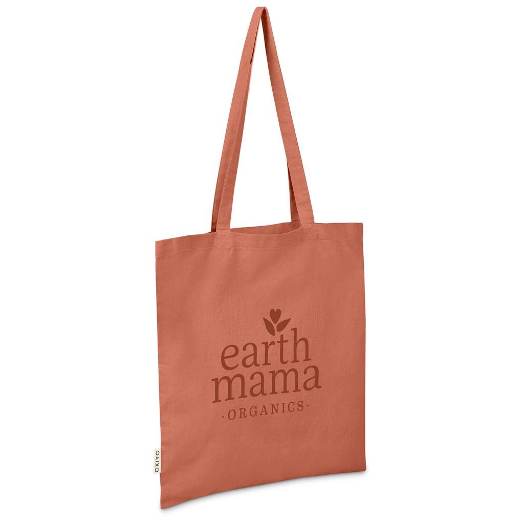 Burnt-Orange Ito Recycled Coloured Cotton Shopper
