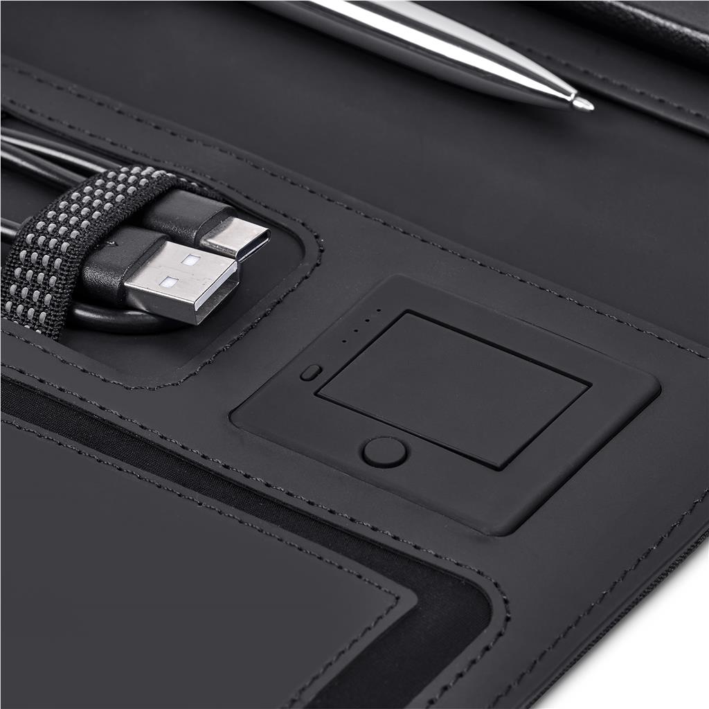 Burnt-Orange Moscow Wireless Charging Portfolio
