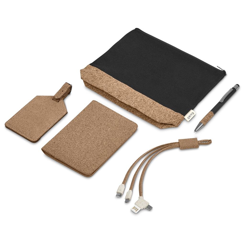 Burnt-Orange Ryoko Cork Gift Set