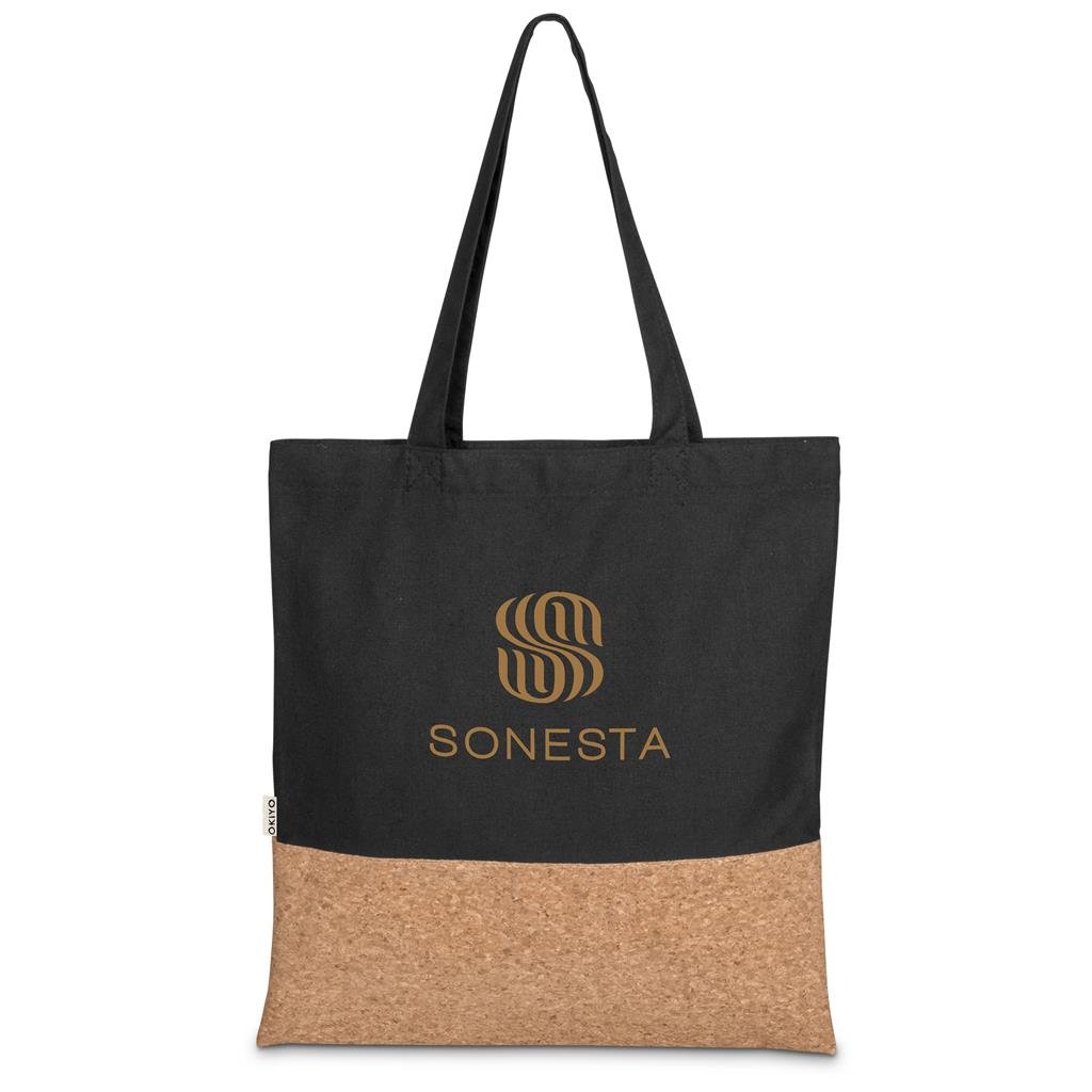 Burnt Orange Shukaku Cork & Cotton Shopper