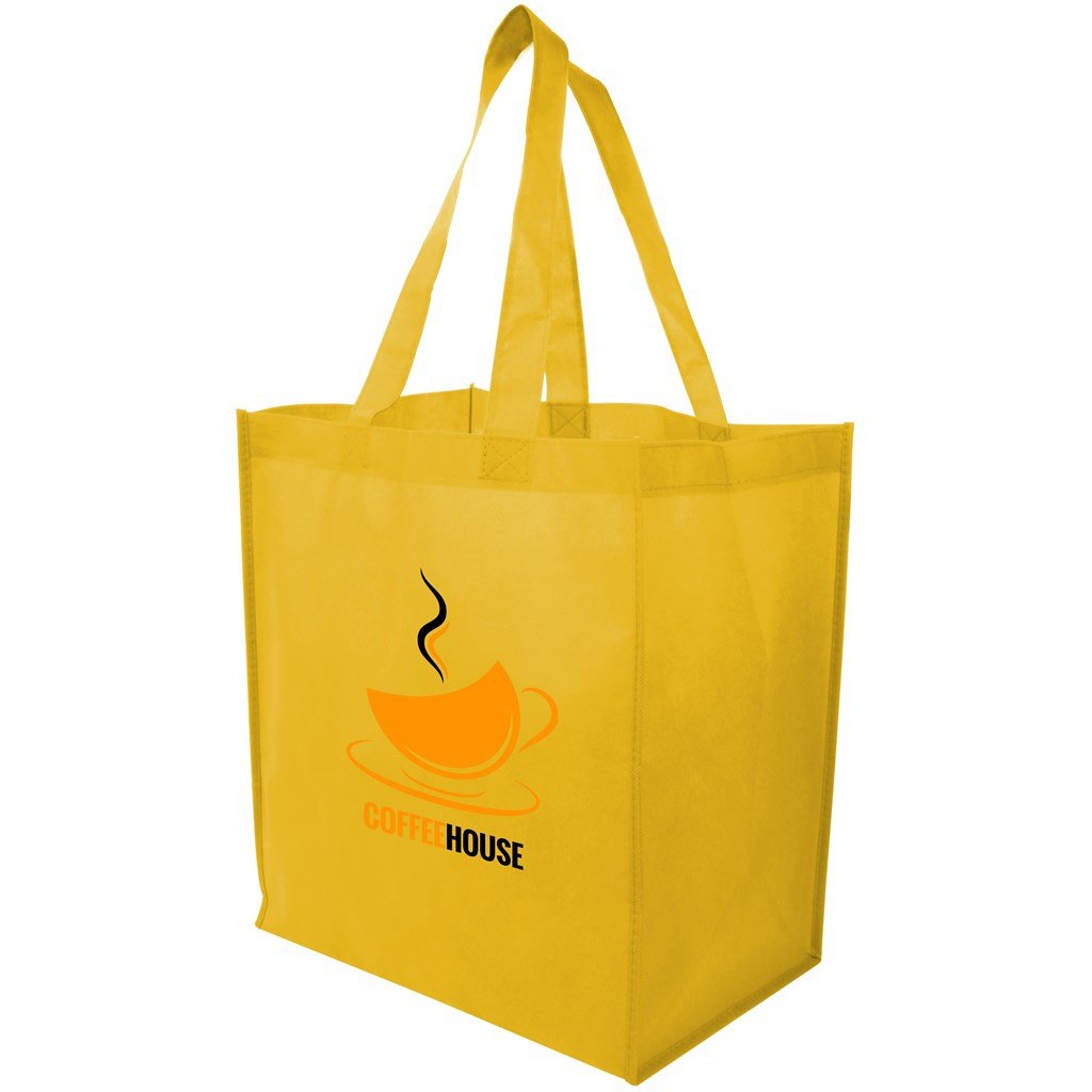 Burnt Orange Shuttle Non-Woven Shopper