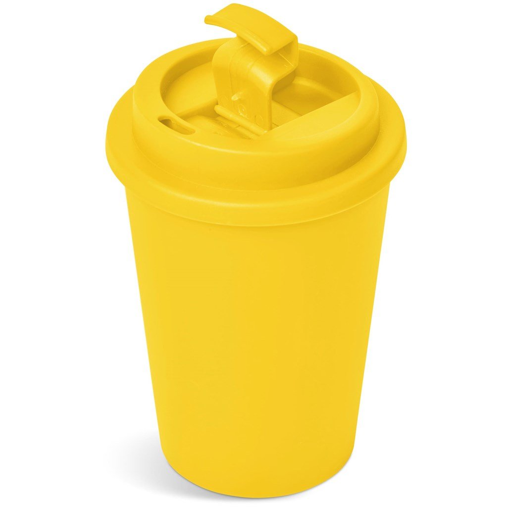 Burnt Orange Wednesday Plastic Double-Wall Tumbler – 350ml