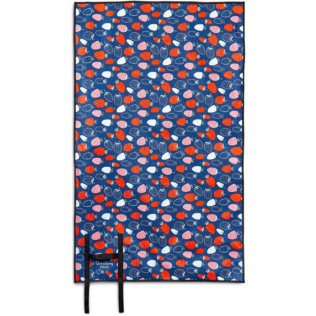 Burnt Orange Ivory Recycled PET Picnic Mat