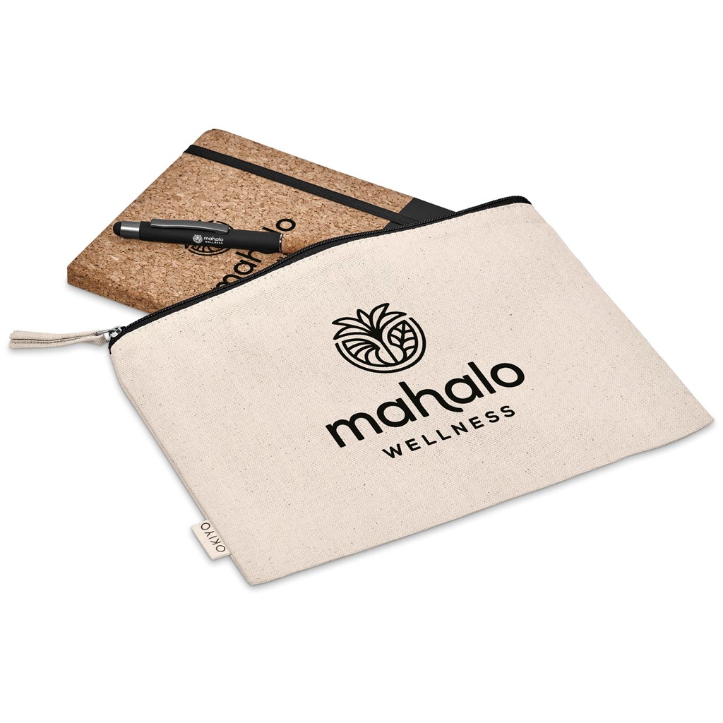 Burnt Orange Denki Cork Notebook & Pen Set