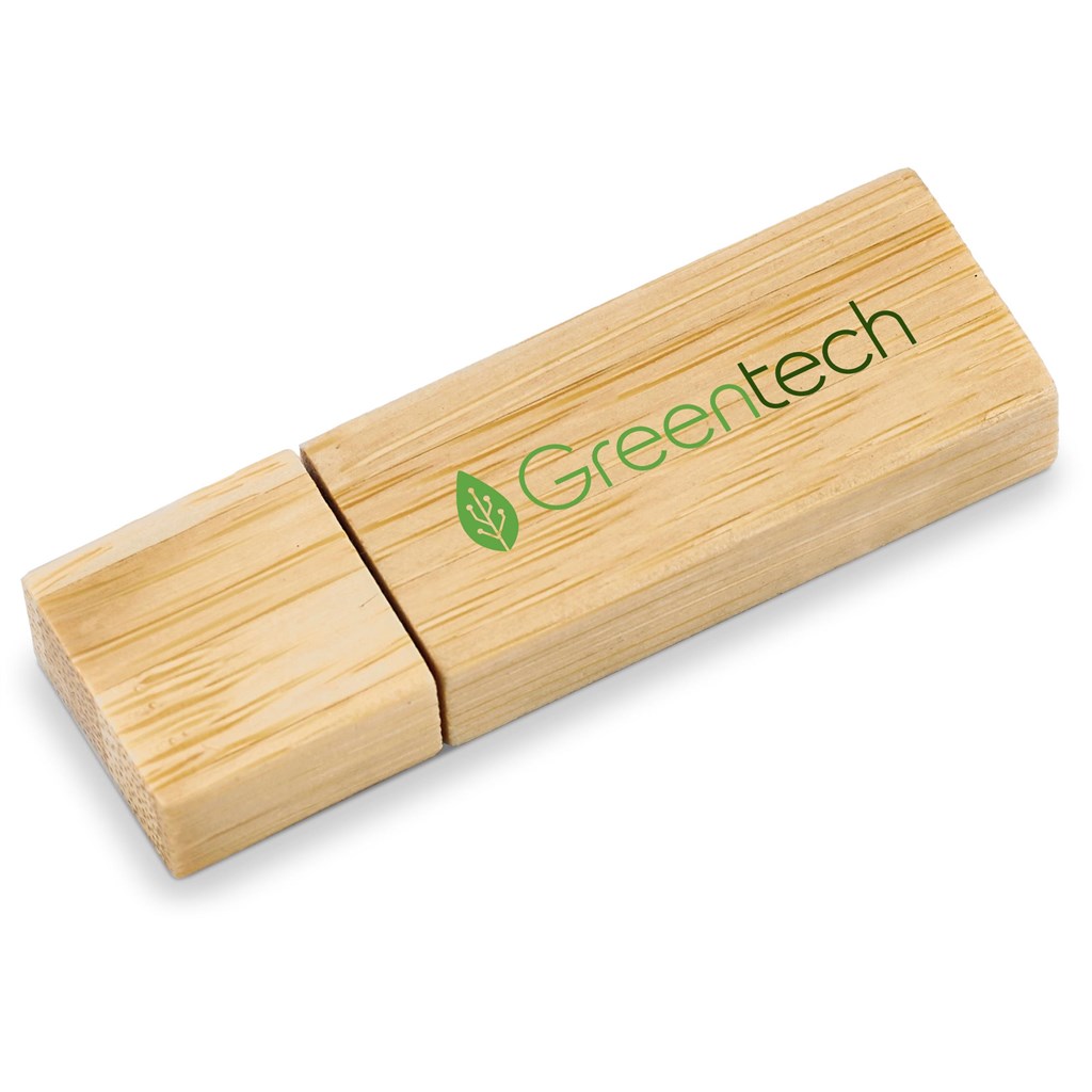 Burnt Orange Komorebi Bamboo Flash Drive - 16GB