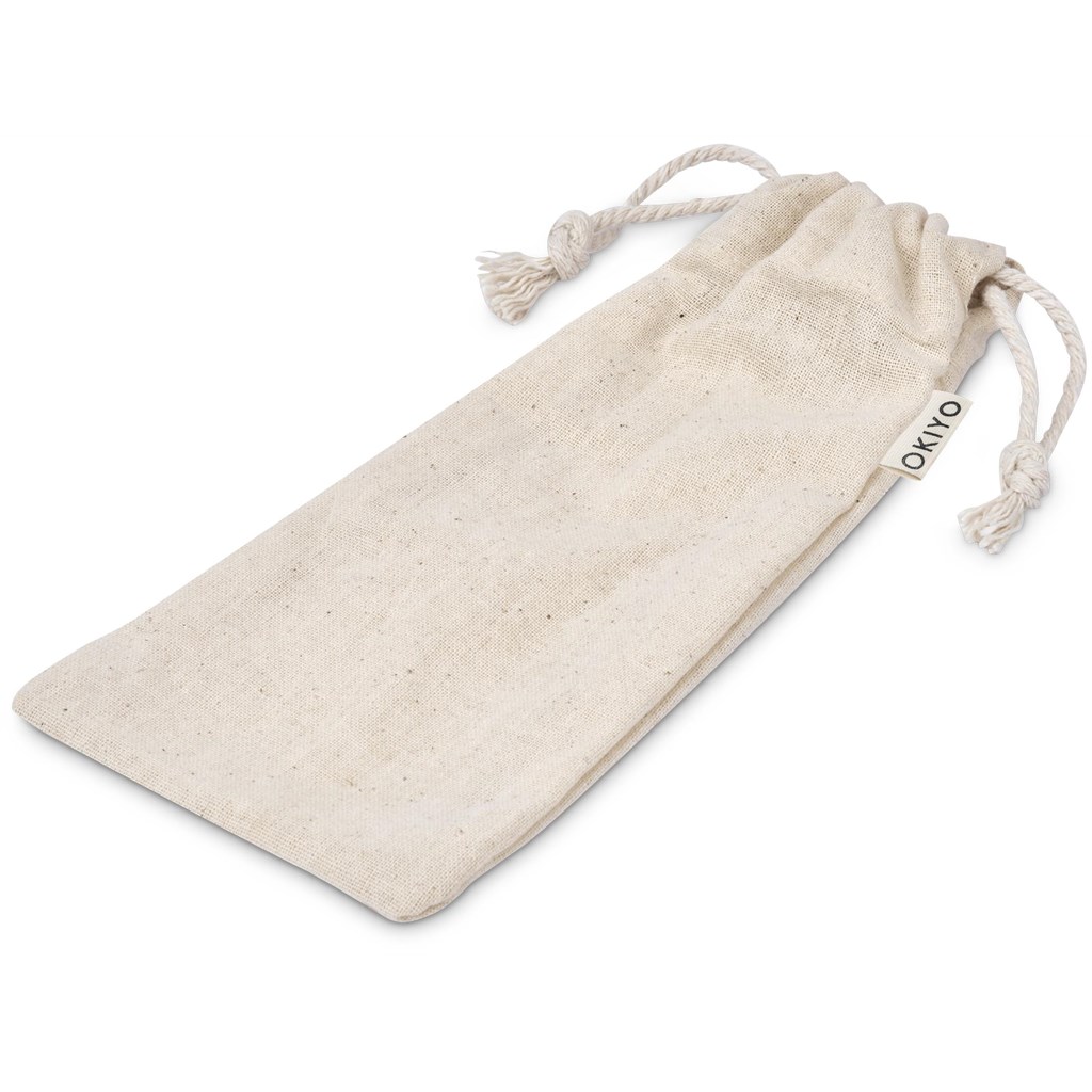 Burnt Orange Nakama Bamboo Cutlery Set