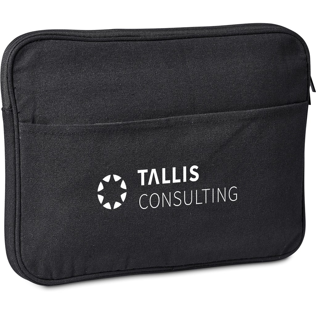 Burnt Orange Suri Recycled Cotton Laptop Sleeve