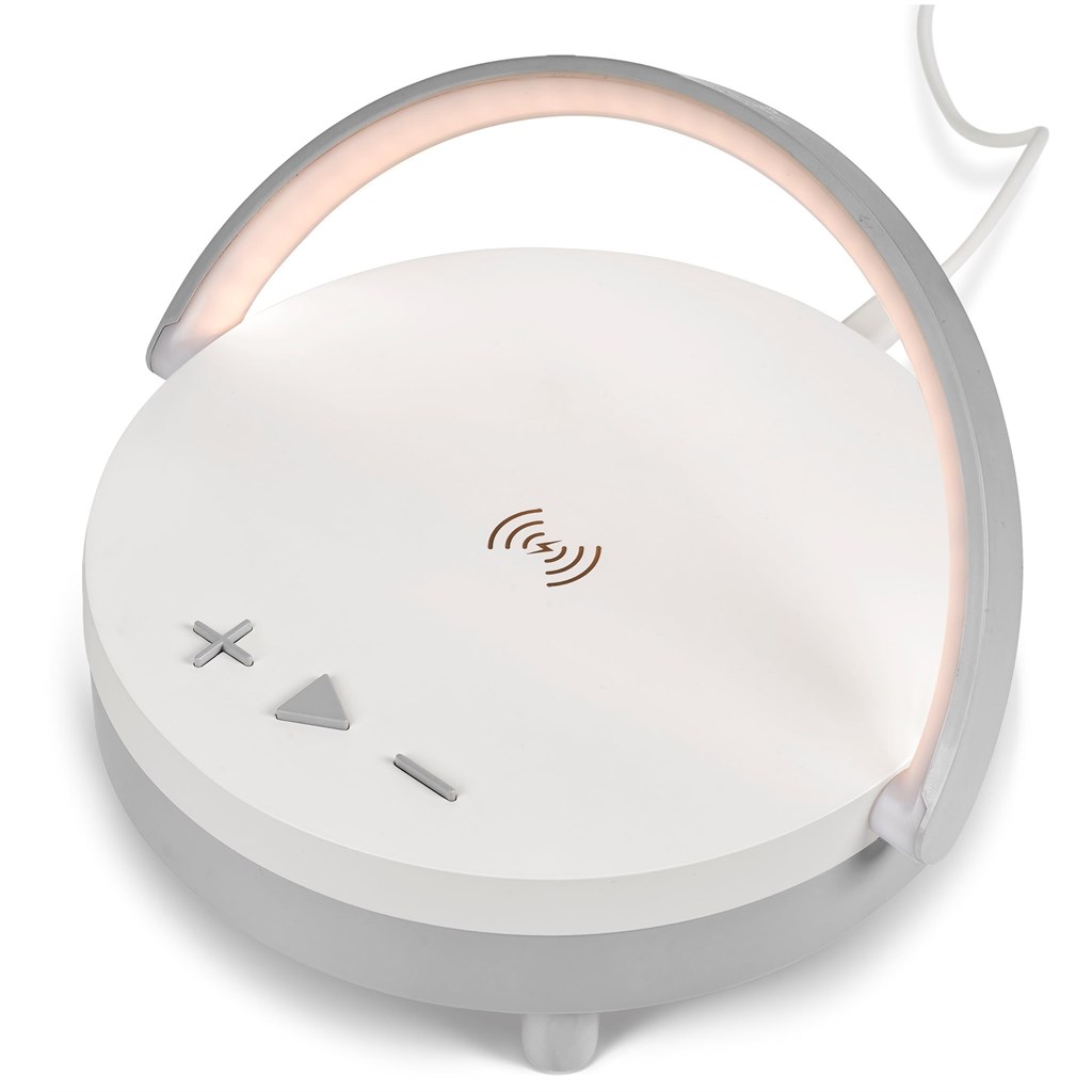 Burnt Orange Anchorage Bluetooth Speaker, Wireless Charger & Night Light