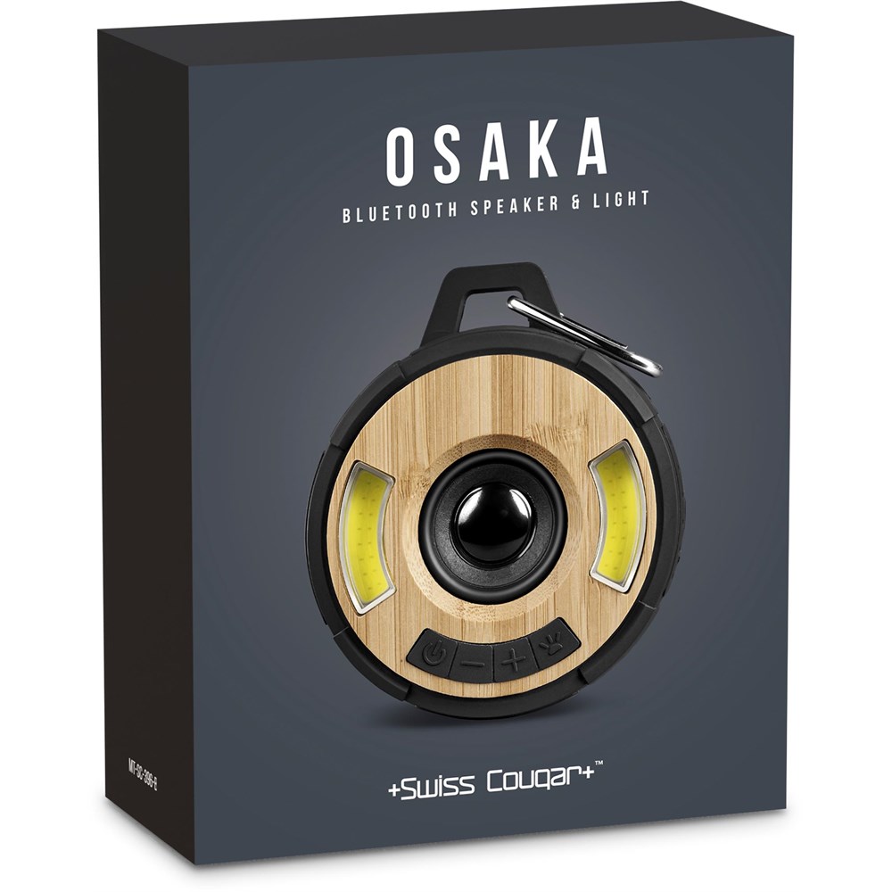 Burnt Orange Osaka Bluetooth Speaker & Night Light